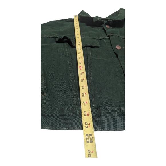 Vintage 90s Green Levi's Jacket 70597-0862 Size Medium 1993 - Picture 8 of 9